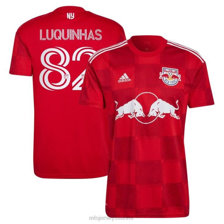MLS Jerseys paita FDFTZ759 miehet new york red bulls luquinhas adidas red 2023 1ritmo replica player paita